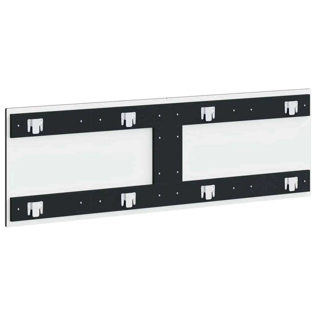 Testiera da Muro ALKMAAR Nero Legno ingegnerizzato 896286