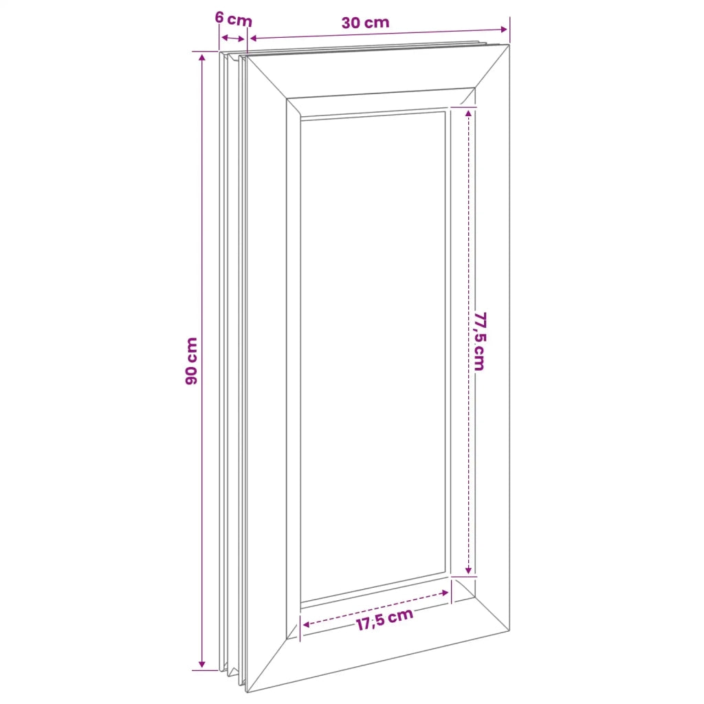Finestra Cantina RISOR 30 x 90 cm PVC e Vetro 42047982