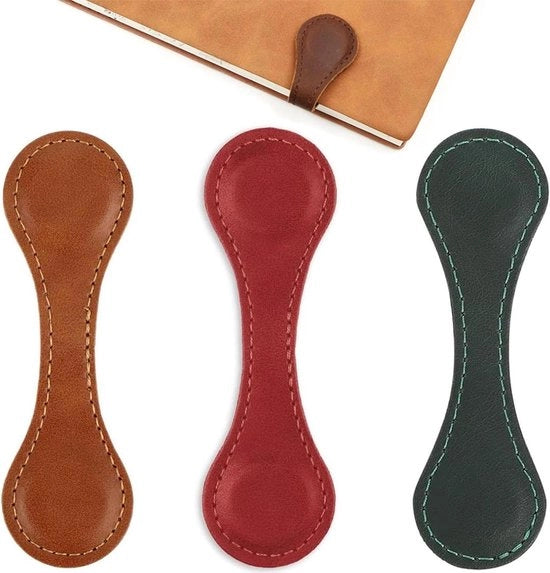 Libretti magnetici in pelle - stile retro - 3 pezzi - personalizzati