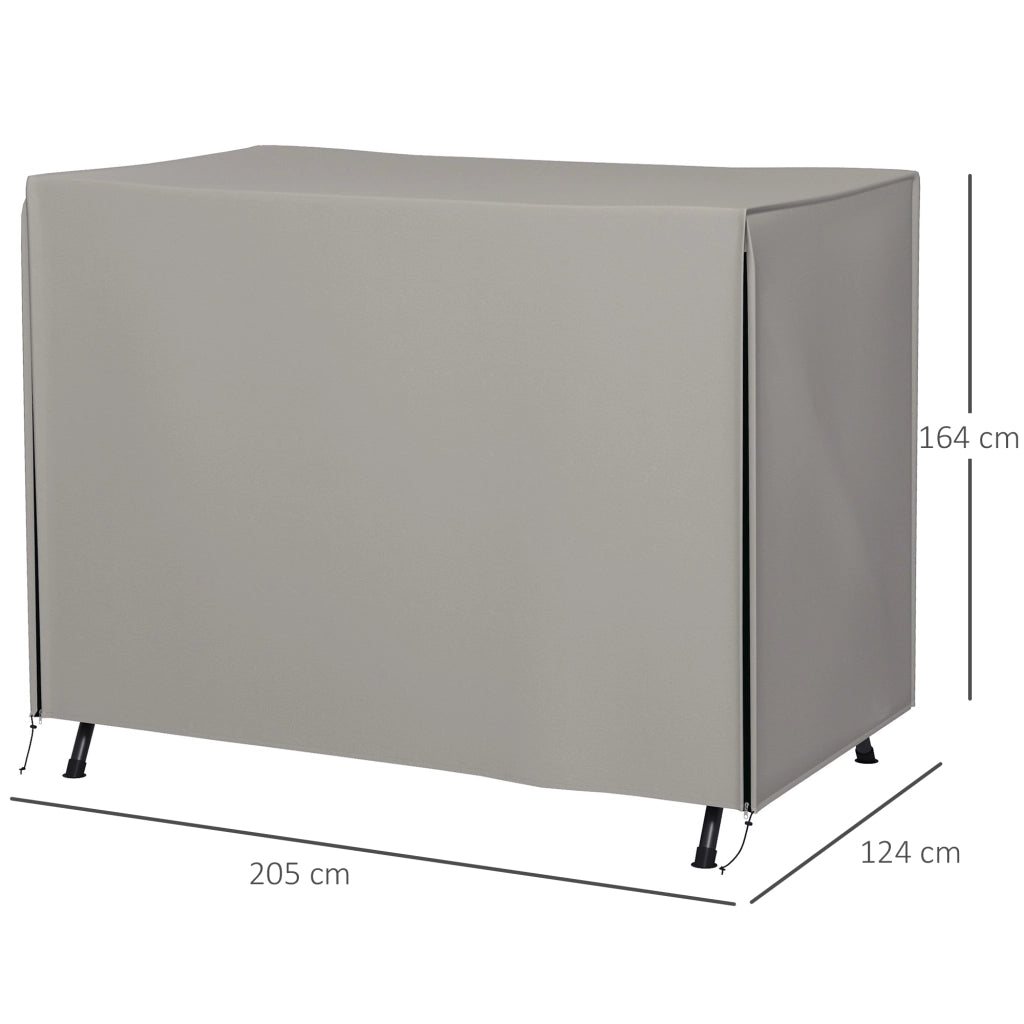 Copertura per altalena da giardino ¨C Minimal ¨C grigio 205x124x164 cm