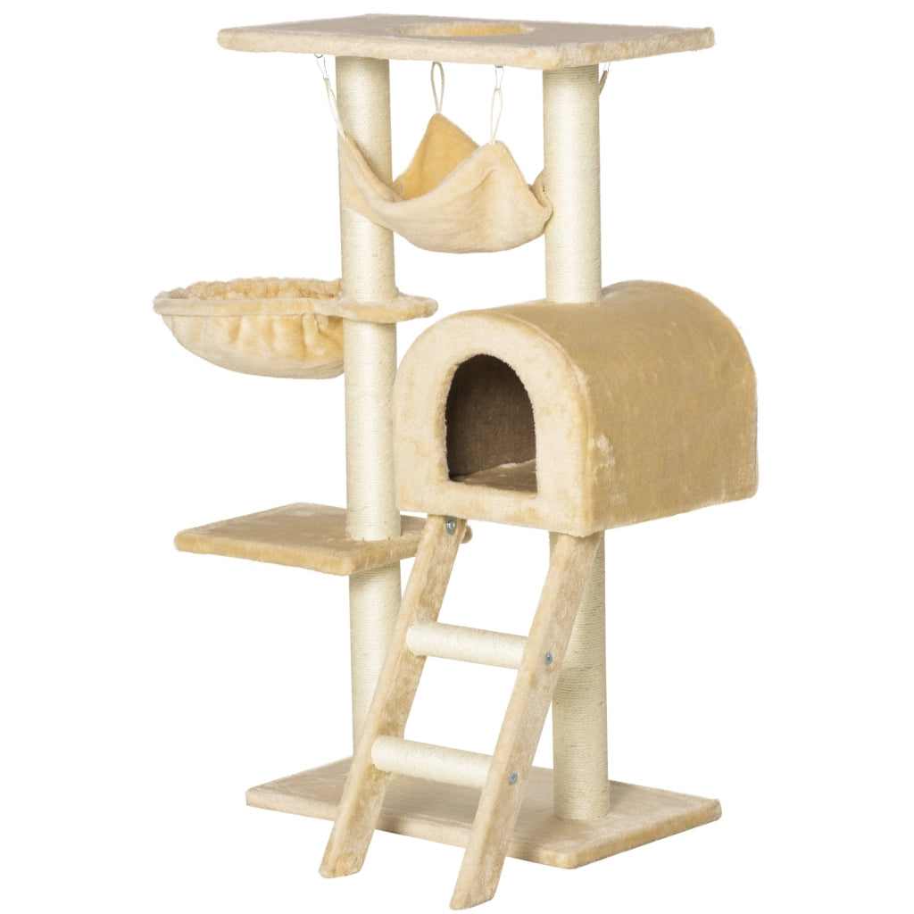 Tiragraffi per Gatti Multilivello ¨C Xylo ¨C Beige 98cm