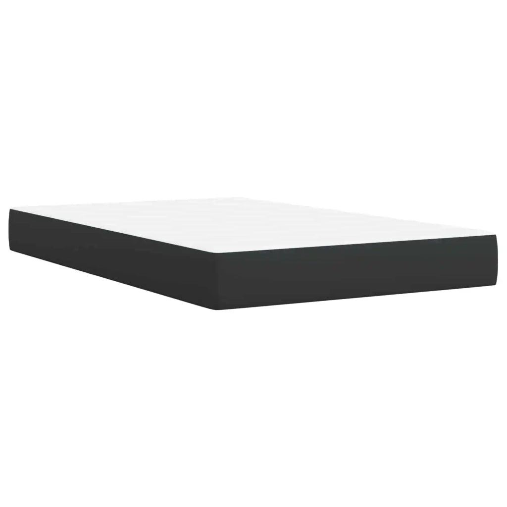 Letto con Box Spring, Materasso e LED Nero 120 x 190 cm Tessuto 3451898