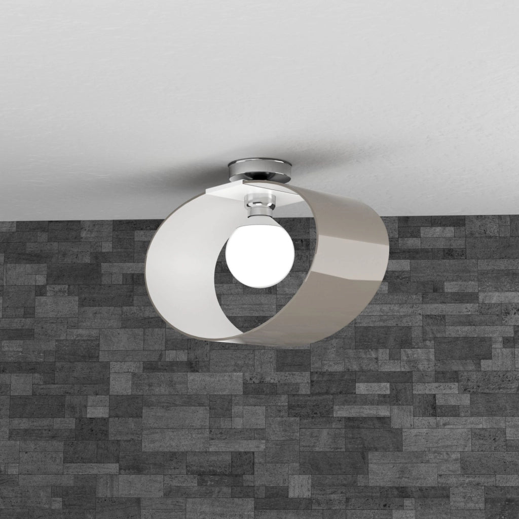 LAP PLAFONIERA D.40 CM. 1 LUCE TORTORA 1146-PL40-TO