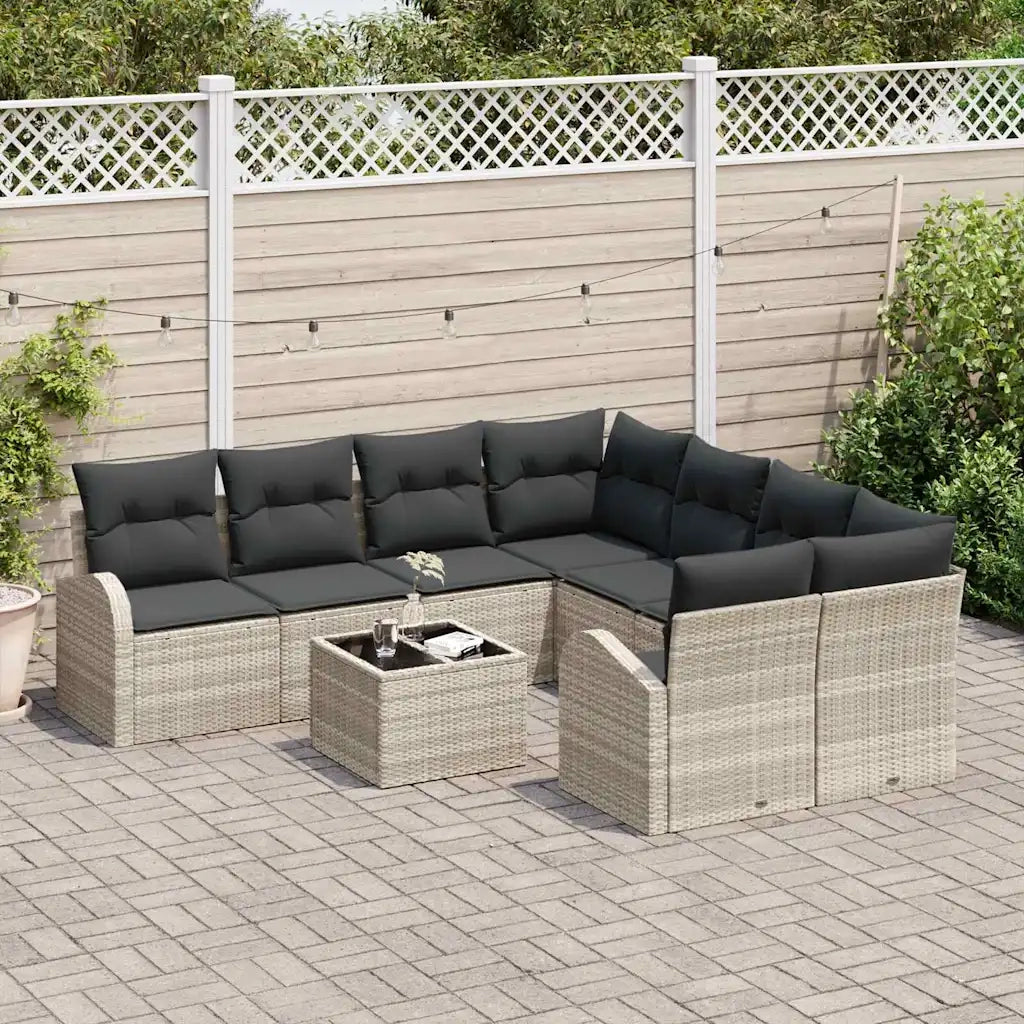 Set Divano da Giardino 55 x 55 x 37 cm polyrattan 3345982
