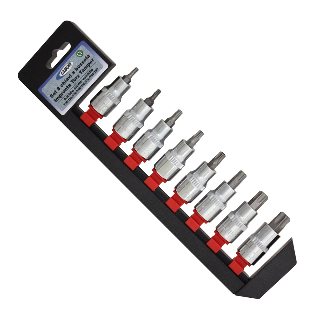 Set 8 Chiavi A Bussola C/Impronta Torx