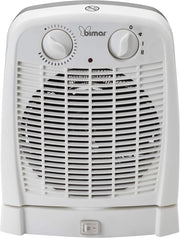 Bimar HF195 Stufa elettrica Termoventilatore Elettrico da 2000W a Basso Consumo con Termostato Regolabile