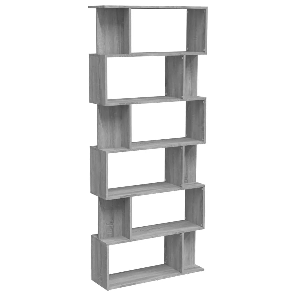 Divisorio-Paravento Grigio Sonoma 80x24x192 cm Legno Ingegnerizzato