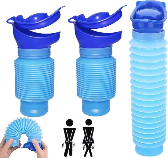 Urinoir portatile - 750 ml, riciclabile e ideale per emergenze