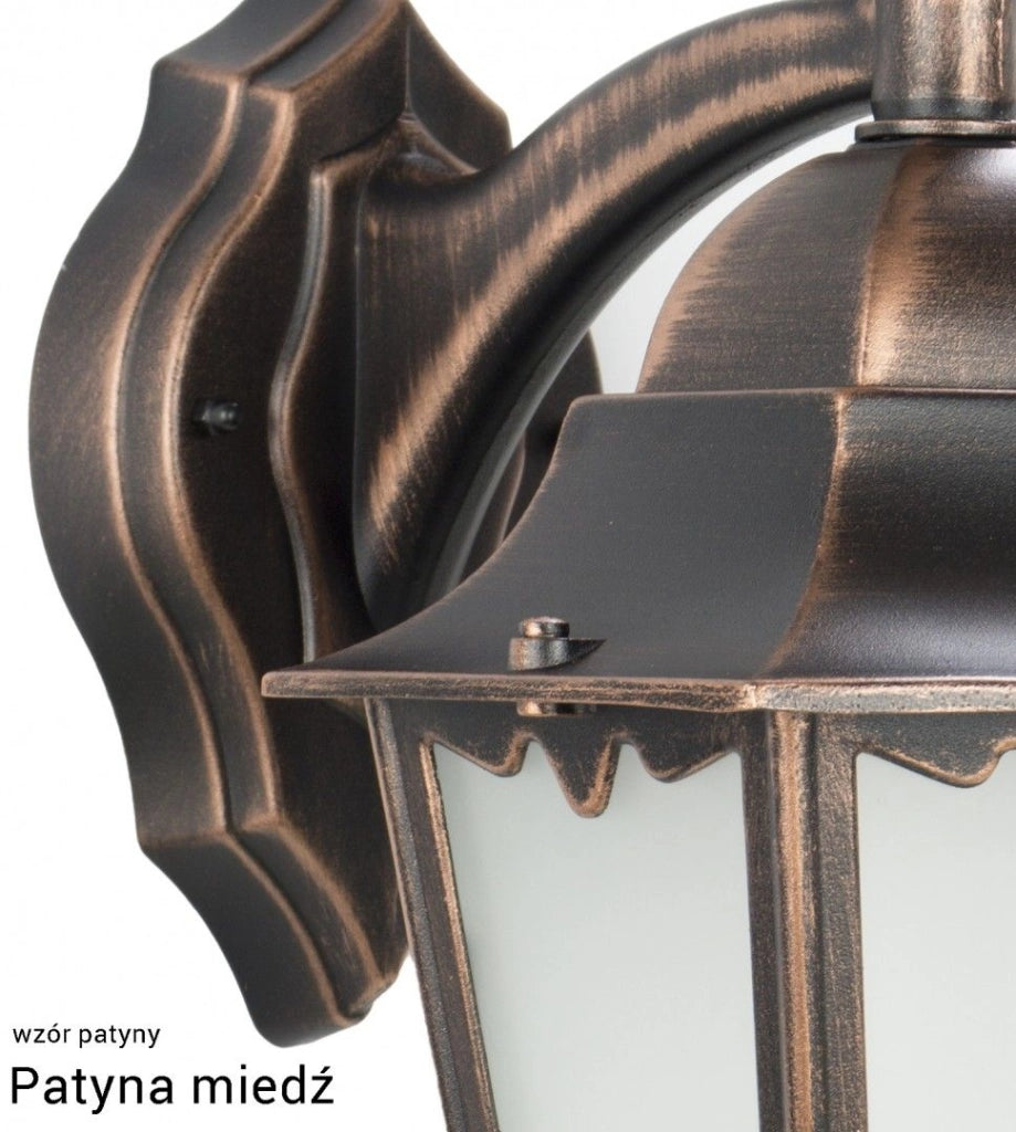 Lampada da giardino a stelo Retro nera 52cm E27 IP43