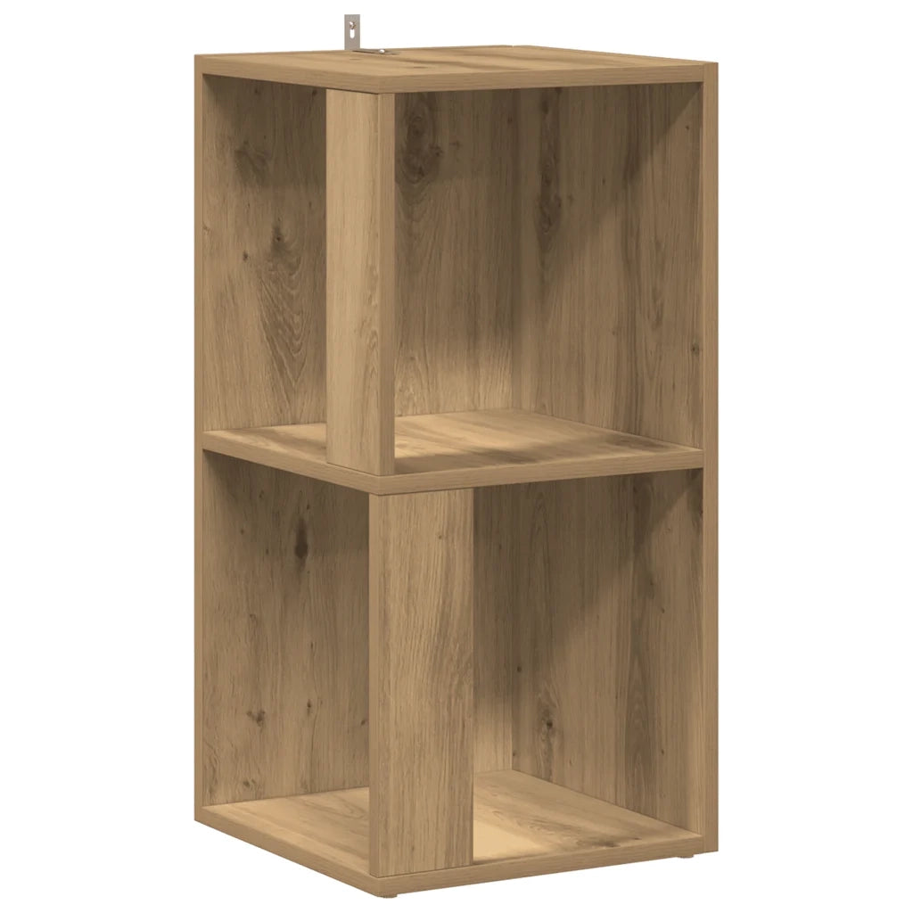 Mobile Angolare Rovere Artigianale 33x33x67 cm in Truciolato 856719