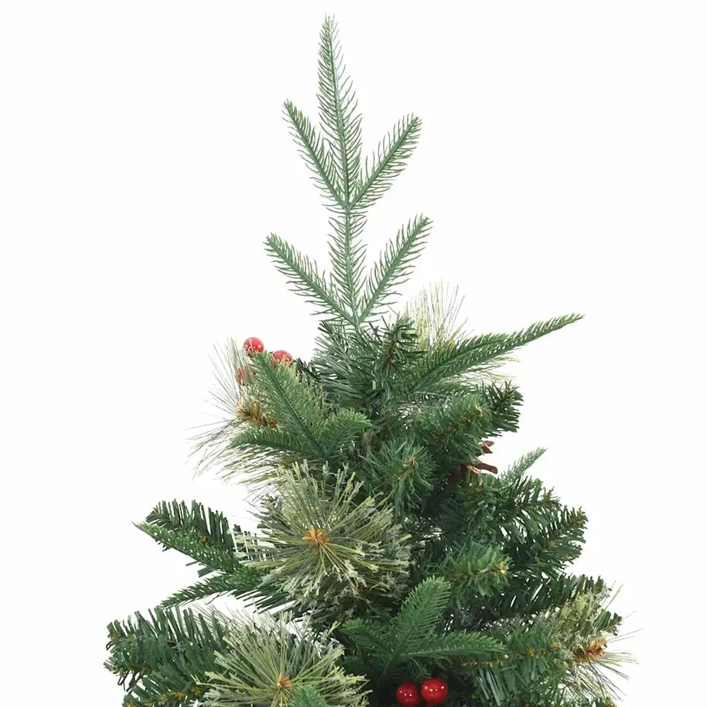 Albero di Natale Artificiale con Rami Pieghevoli Verde 150 cm 42019302