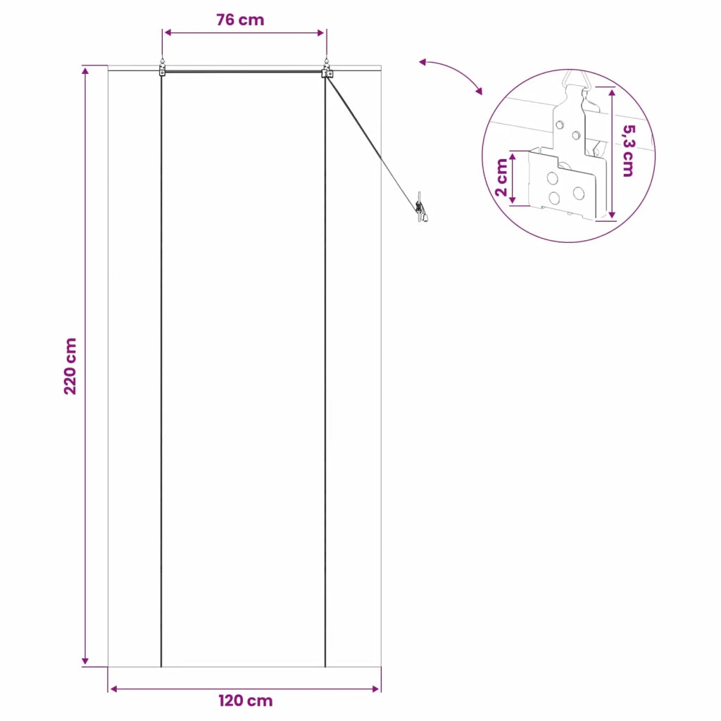 Tenda a rullo Naturale 120 x 220 cm Bambù 42040580