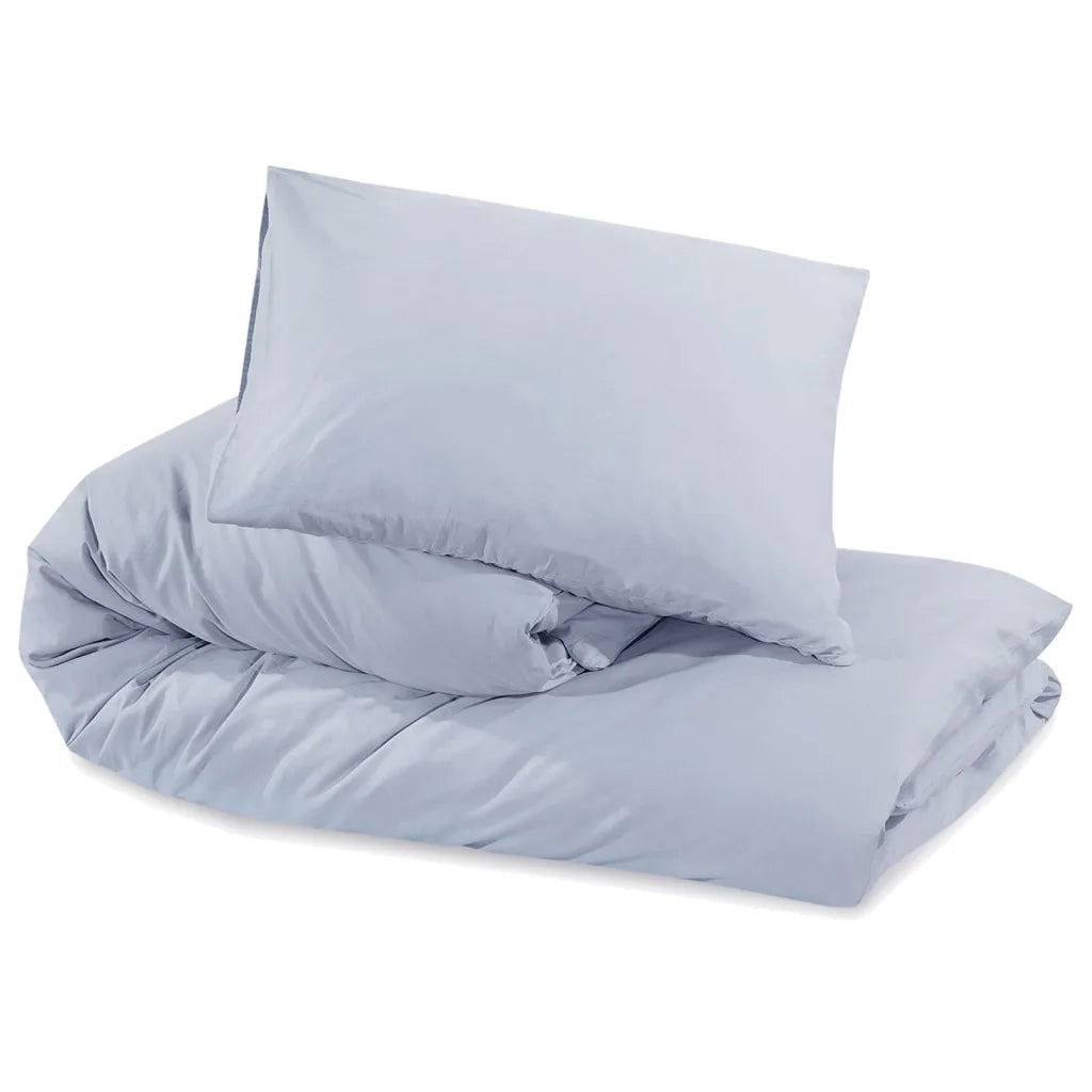 Set Copripiumino Grigio 240x220 cm in Cotone 136096