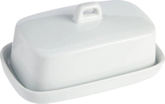 Vaso di porcellana - 16x10x54 cm - Bianco