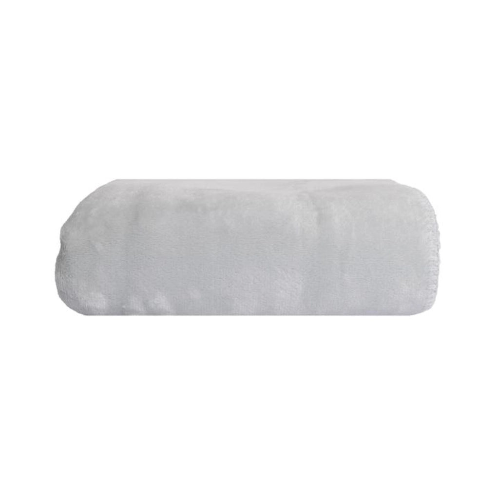 Coperta a quadri grigio chiaro 130x170cm SMOOTIK