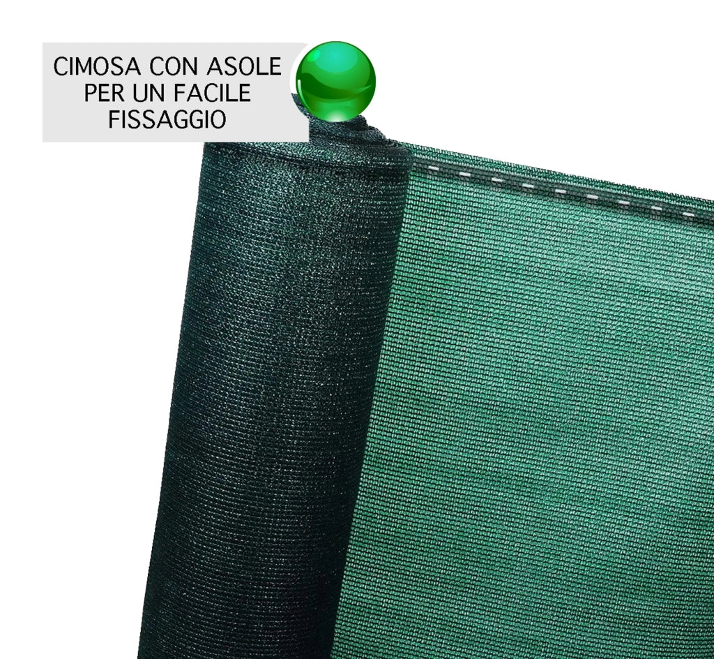 Rete Ombreggiante Metri Frangivista Telo Privacy Frangivento Verde Recinzione Frangisole Copertura Estero Ombra Terrazzi Giardini Verde - 2X10 MT