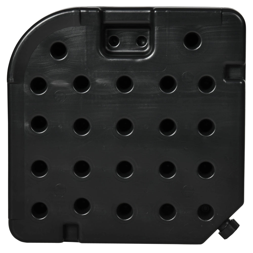 Base per Ombrellone 99,7x99,7x8,3 cm set 4 Pezzi Impilabili in HDPE Nero