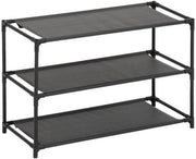 Cassetto per scarpe in plastica - 57 x 25 cm - Nero