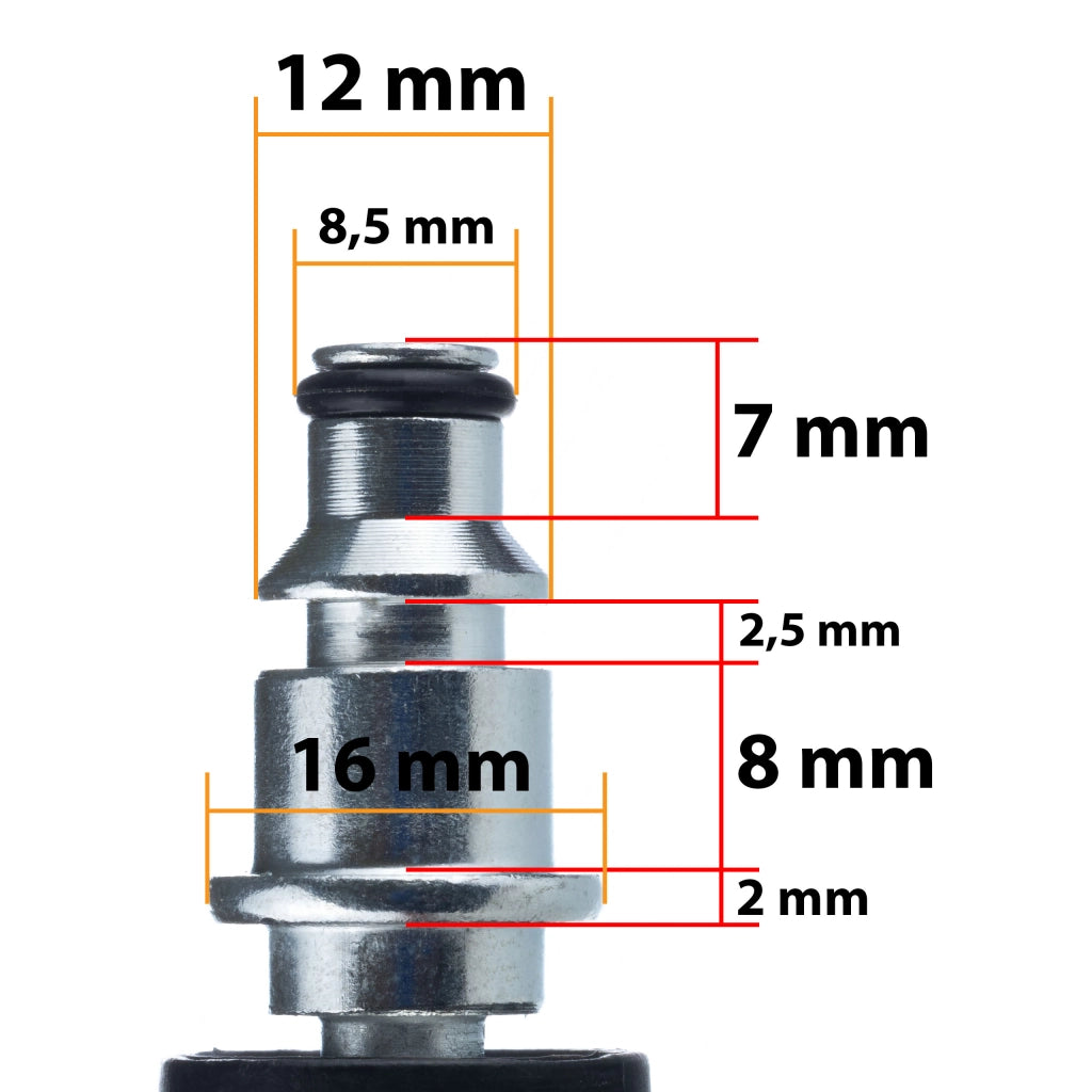 Tubo Alta Pressione 10m Quick Connect – Nylon e PVC, 200 Bar, 60°C