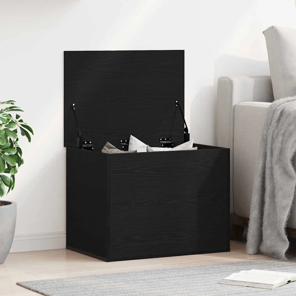 Scatola di Stoccaggio Rovere nero 60 x 42 x 46 cm 862290