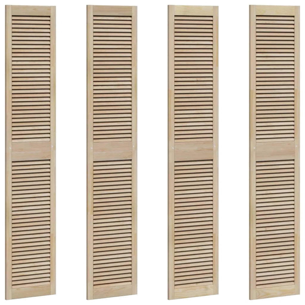 Porta per Armadio con porta 4 pcs Naturale 201 x 2,1 x 39,5 cm 3394503