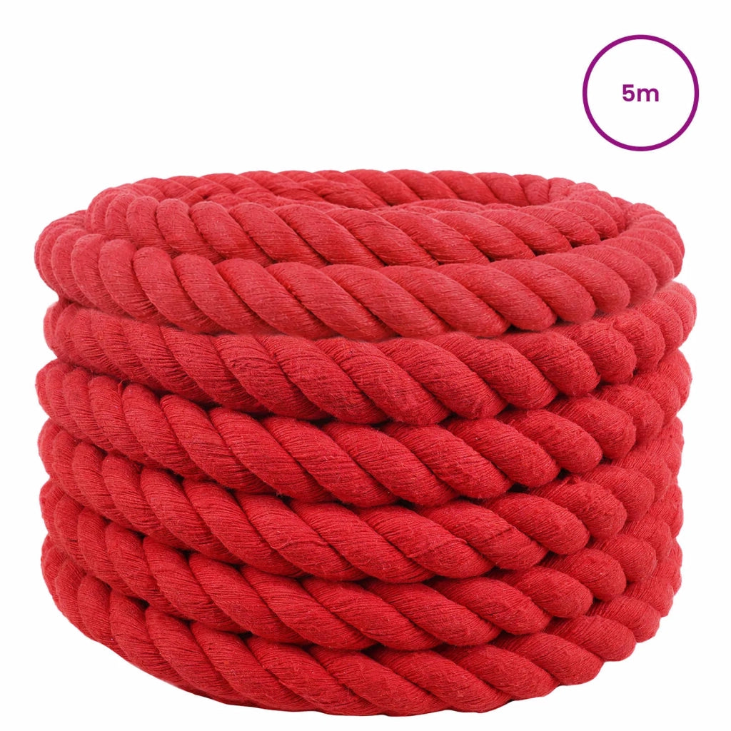 Corda Rosso 5 x 5 x 500 cm Cotone 42011936