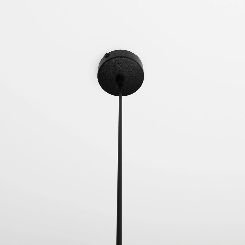 Lampada a sospensione Emibig Istar vetro miele nero E27