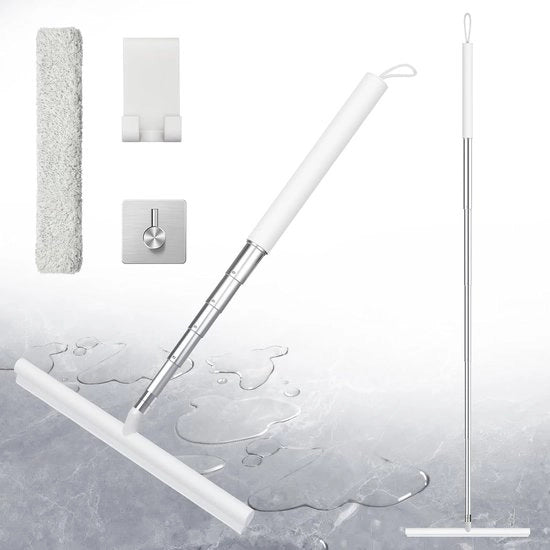 Douchewisser siliconizzato multifunzionale con supporto - 1 pezzo