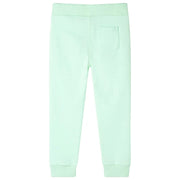 Pantaloni Tuta per Bambini Verde Brillante 128 CFW1401457