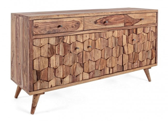 Credenza 3 Ante 3 Cassetti 132x40x77h cm Kant