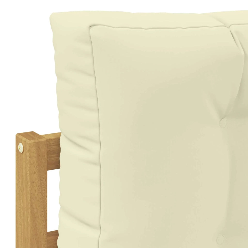 Set di divani da esterno 7 pcs Bianco e Crema 3390640