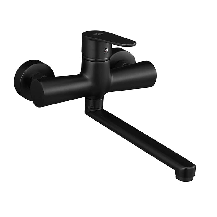 Miscelatore monocomando lavello a muro DH nero opaco