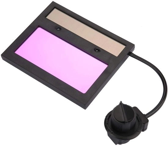 Lassermasker Automatizzato con Regolazione della Luce - Protezione di Sicurezza - Montaggio Sulla Testa - LCD per il Controllo del Materiale - Grado di Ombreggiamento 1,5 x 10 - Dimensioni 110 x 90 mm - Occhiali di Protezione Laser