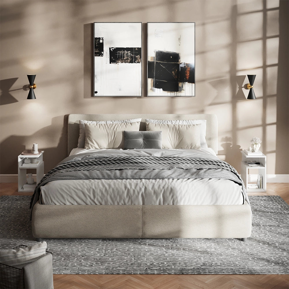 Vicco Comodino camera da letto Bianco 25 x 65.3 cm