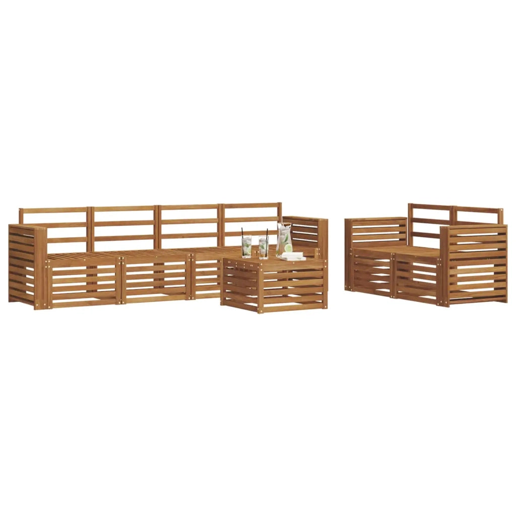Set divani Legno di Acacia Massello 3374414