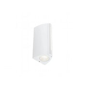 Applique Esterno Moderna Vision Alluminio E Termoplastica Bianco Led 8+4W 4000K