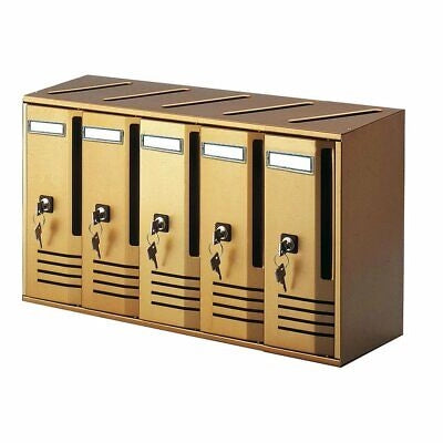 Cassetta Postale 5 posti Bronzo