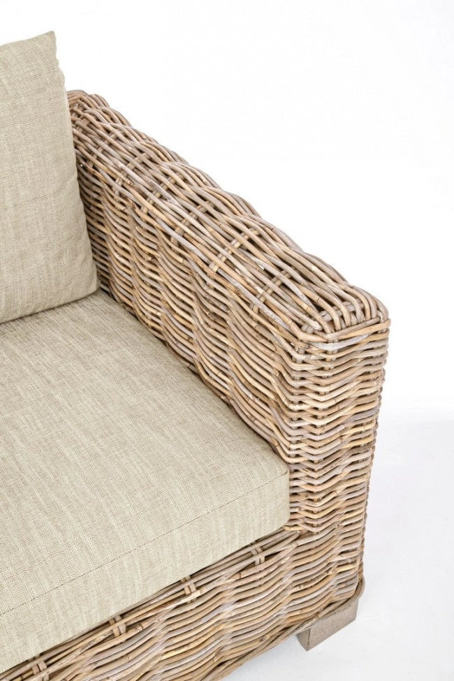 Poltrona 89x90x83h cm con Cuscini Fortaleza
