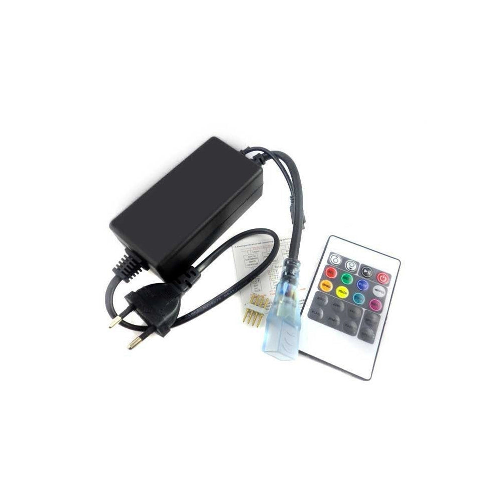 Trade Shop - Alimentatore 220v Controller Con Telecomando Per Striscia A Led Rgb 5050 Color -