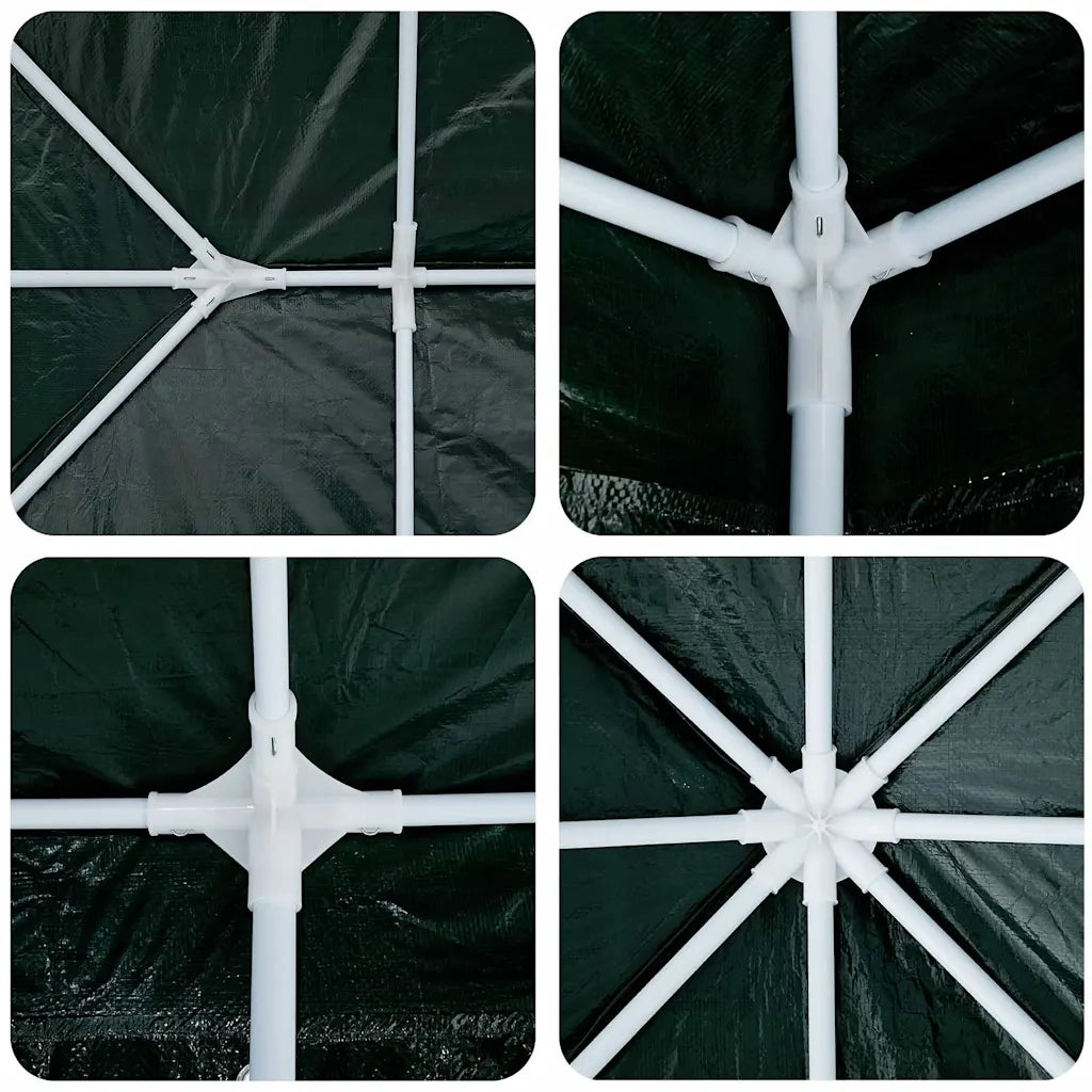 Tenda Party Verde 400 x 400 x 266 cm Polietilene e Acciaio 42003424