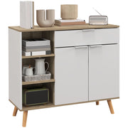 Mobile Multiuso con Cassetto ¨C Xylo ¨C 3 Ripiani Aperti, 95x35x85 cm