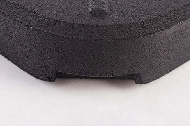 Base Ombrellone Gary Quadrato 30 Kg Nero in Cemento