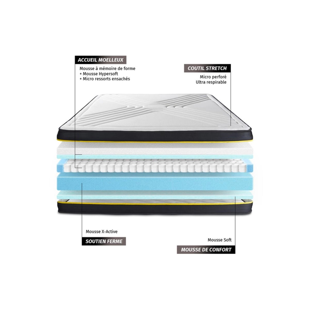 Set materasso e base 90x190 cm - Ultra