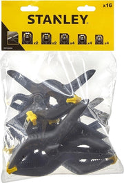 Kit di 16 viti a molla, giallo/nero