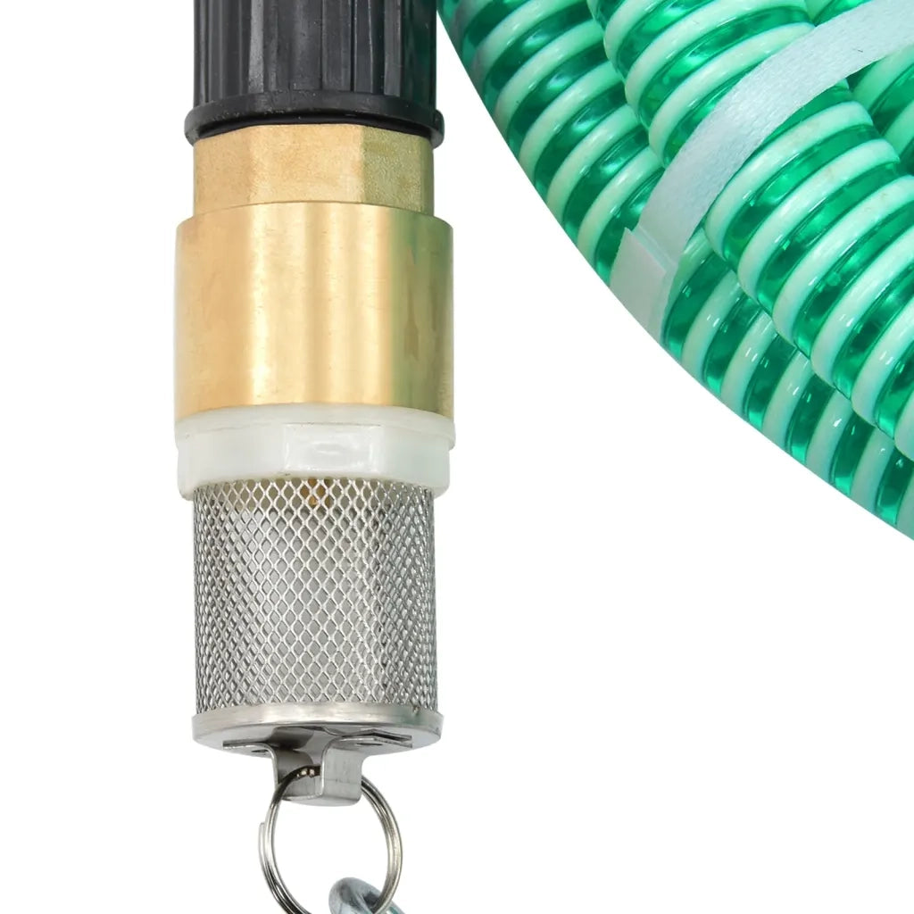 Tubo di Aspirazione con Connettori in Ottone 25 m 25 mm Verde CFW7507733