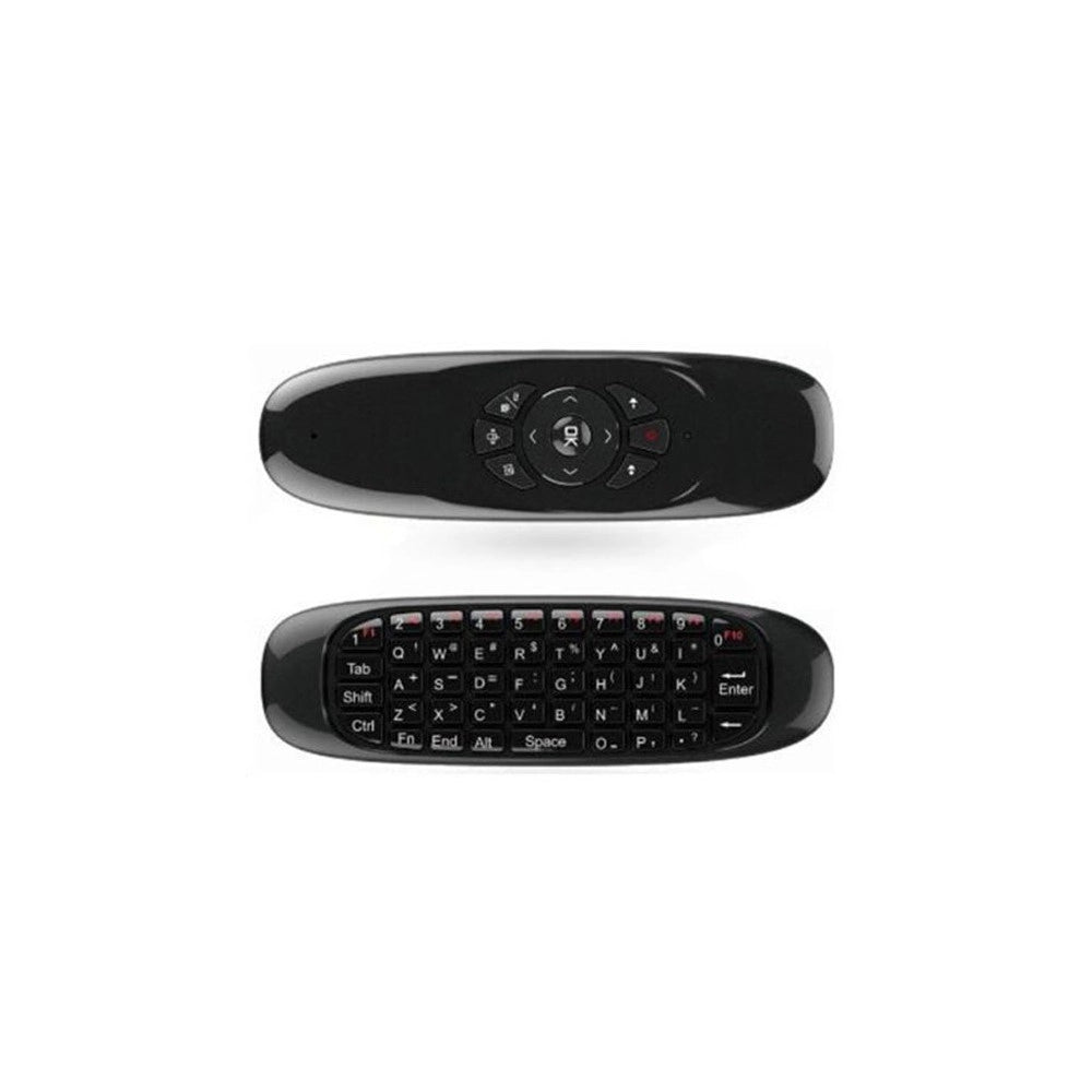 Trade Shop - Telecomando Air Mouse C-120 Wireless 2,4 Ghz Mini Tastiera Movimento Android Pc -