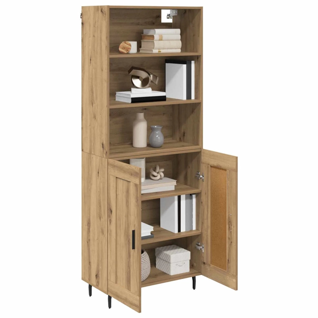 Credenza-Buffet-Armadio da cucina Rovere artigianale 69,5 x 34 x 180 cm 490943