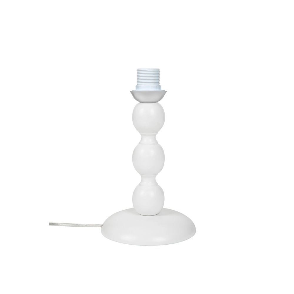 Lampada da tavolo base bianca e paralume colore rosso LAGUNAH272865