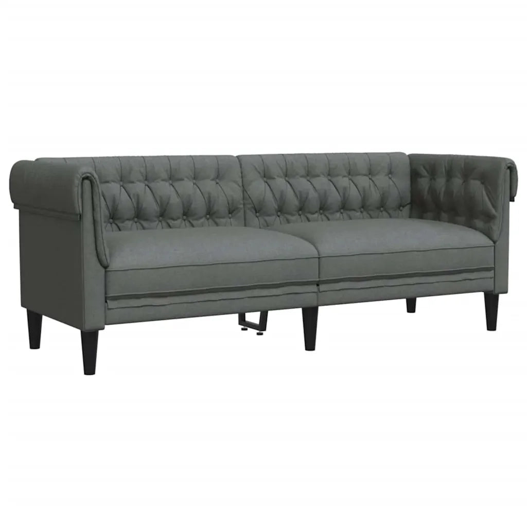 Divano per Soggiorno 3 pcs Grigio scuro 201,5 x 74,5 x 74,5 cm 3385859