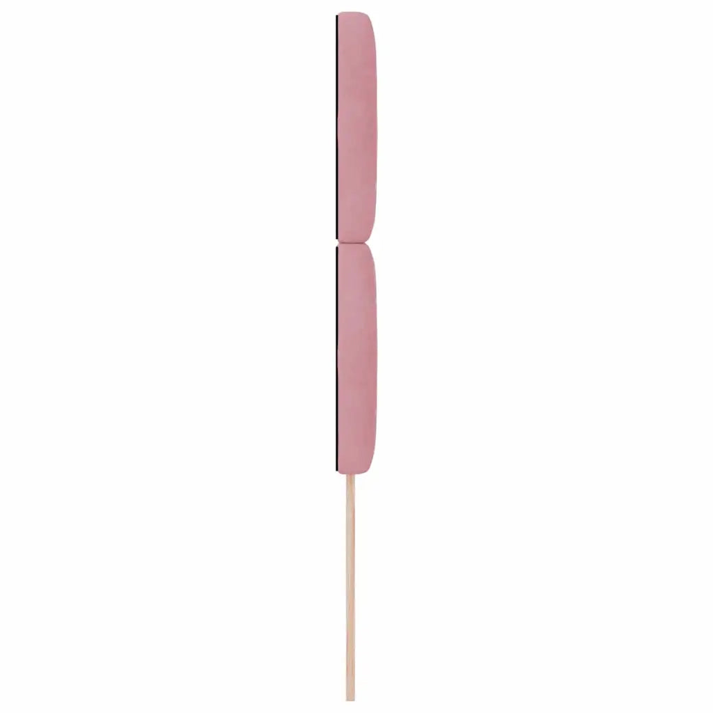 Testiera LED con strisce LED con testiera Rosa 100 cm Velluto 3338359